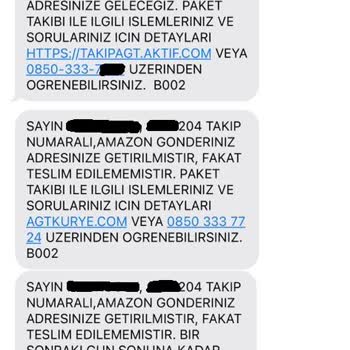 AGT Kurye Değil EGT Kurye (Ertesi Gün Teslimat)