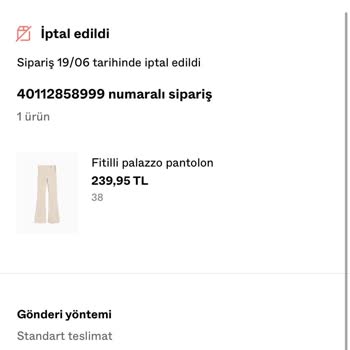 Bershka Alışverişimde İptal Ettiğim Ürünün İadesi Hala Yatmadı
