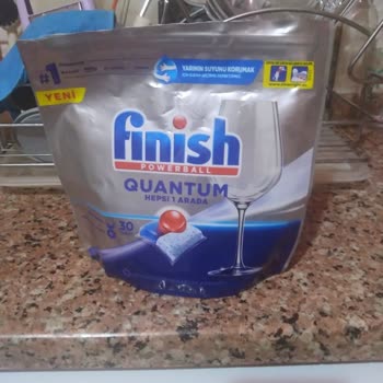 Finish Quantum Tablet Erimiyor Bulaşıklar Makinede Kirli Kalıyor