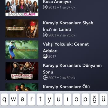 Disney Plus Uygulamasında Aradığım Dizi Yok