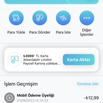 Paycell Üyelik İptali Başvurusu
