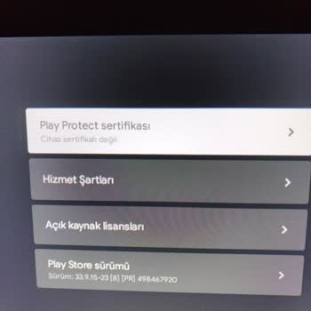 Onvo TV Sertifika Sorunu