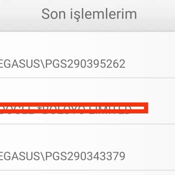 Pegasus Bilet Değişikliği Mümkün Değil.