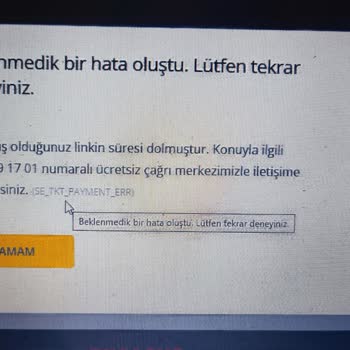 Pegasus Bilet Değişikliği Mümkün Değil.