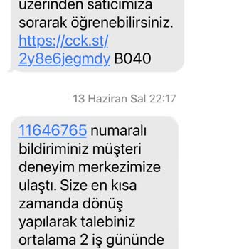 ÇiçekSepeti Teslim Edilmeyen Ürün, İade Edilmeyen Bedel