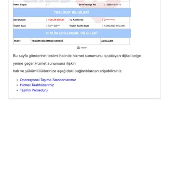 ÇiçekSepeti Teslim Edilmeyen Ürün, İade Edilmeyen Bedel