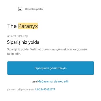 Paranyx Rahatlatıcı Pad Siparişim İptal Edildi Ve Param İade Edilmedi