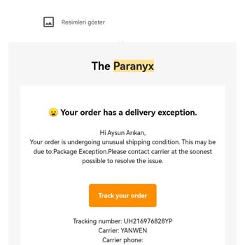 Paranyx Rahatlatıcı Pad Siparişim İptal Edildi Ve Param İade Edilmedi