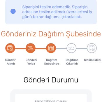 Aras Kargoyu Evde Olduğum Halde Getirmemesi