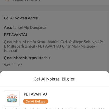 Trendyol Gel Al Noktası