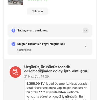 Hepsiburada Sattığı Ürünü Göndermedi