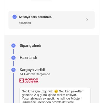 Horoz Lojistik Şu Ana Kadar Ki En Büyük Pişmanlığım
