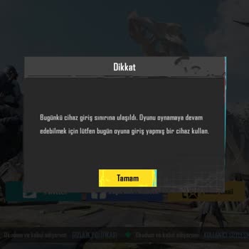 PUBG (Pubgmobile.com)  Cihaz Sınırı Kaldırılması
