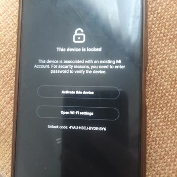 Xiaomi Mi Hesap Kitleme