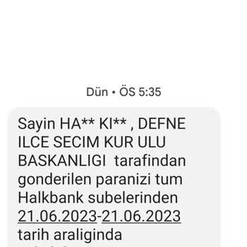 Yüksek Seçim Kurulu (YSK )  Seçim Ücreti Zaman Aşımına Uğradı!