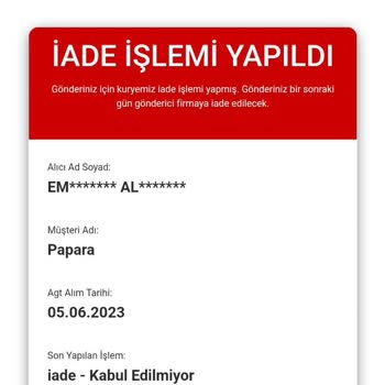 Papara Ve AGT Kargo Mağduriyeti