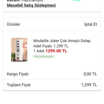 A101 Den Mobilya Alınmaz