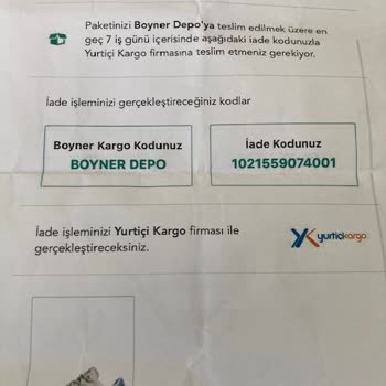 Boyner 1 Aydır Para İademi Yapmadı!