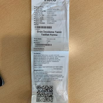Vicco Malzemeden Kaynaklı Ayakkabı Ön Kısmında Soyulmalar