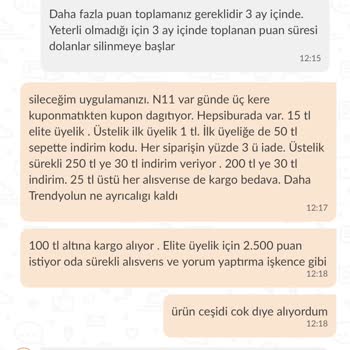 Trendyol Elite Üyelik Şartları Çok Ağır. Ve 100 TL Altı Kargo Ücretli