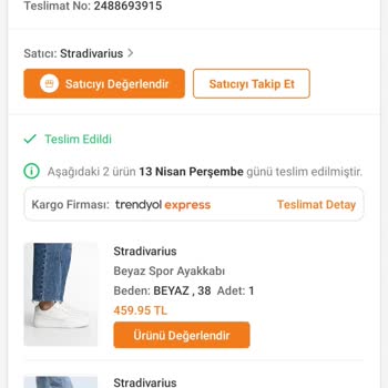 Stradivarius Ayakkabıda Yırtılma
