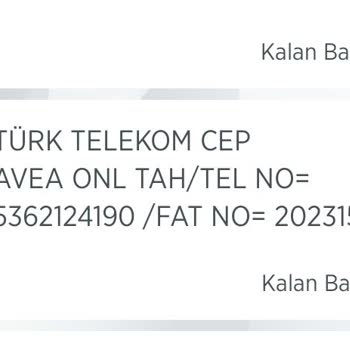 Türk Telekom Mobil Aynı Fatura 2 Kere Ödendi!
