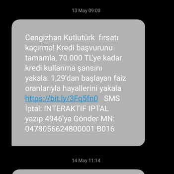 İnteraktif Kredi Paramı Aldı Ve Gereğini Yapmadı