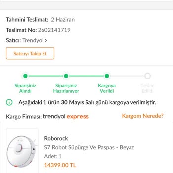 Trendyol Kargo Kayıp Sorunu Ve Geç Para İadesi