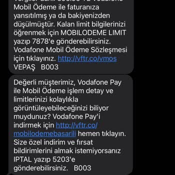 Vodafone Pay Satın Alma İşlemi