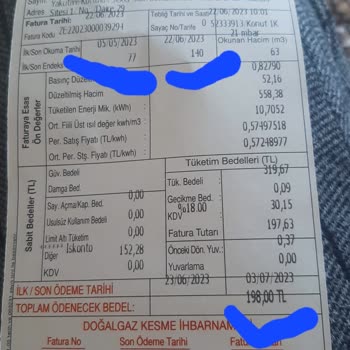 Erzurum'da Palen Doğalgaz Faturası Hatası