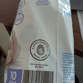 ebebek Sinekli Baby Me Bebek Bakım Örtüsü