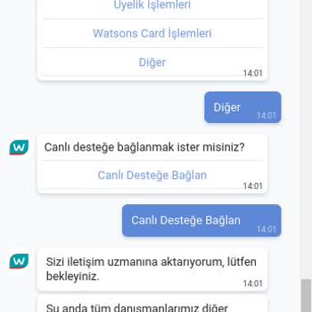 Watsons Kampanya Puanları Yüklenmedi, Ödeme Sayfasına Ulaşamadım Ve Siparişim İptal Edilemedi