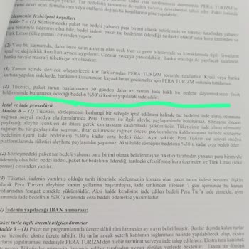 Pera Tur Şirketinin Yanıltma Hikayesi