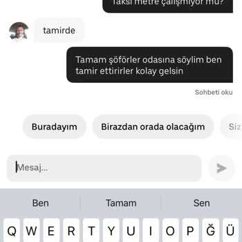 Uber Üzerin'den Taksici Önceden Ücret Talep Etmesi