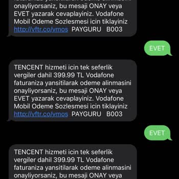 Faturaya.com'dan Vodafone Hattımdan Para Çekildi