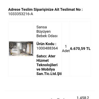 Baby Darling Koçtaş Firmasının Haksiz Sipariş İptali Konusunda