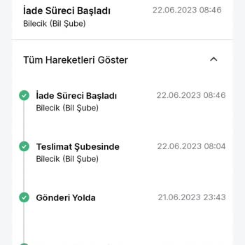 Trendyol Express Kargomu Gelecek Diye Beklerken İade Şoku Yaşadım Yazık