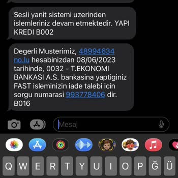 Türk Ekonomi Bankası Havuzunda Kalan İade Edilmeyen EFT
