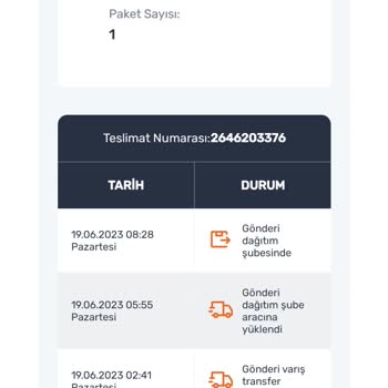 Sürat Kargo'da Dağıtıma Çıkmayan Gönderi