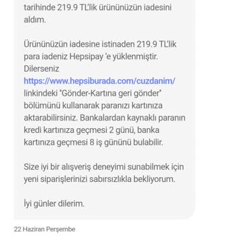 Hepsiburada İstemediğim Halde Siparişimi İptal Etti.