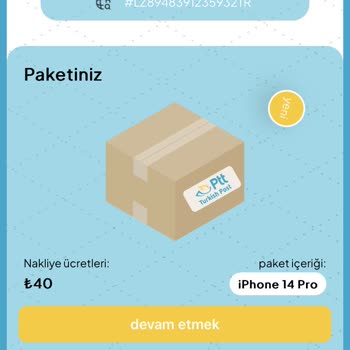 UPS Türkiye Ödeme Sayfası Aldatmacası