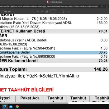 Vodafone Net Vodafone Ev İnternetine İki Kere Üst Üste Aç Kapa Ücreti Yansıtıyor
