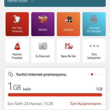 Vodafone İnternet Kullanımlarım Bitmediği Halde Paket Yüklemesi