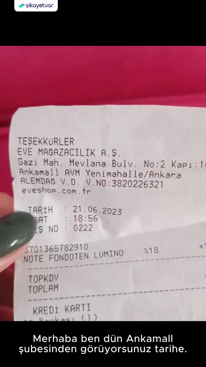 Eve Mağazasından Aldığım Note Luminous Moisturizing Fondöten Boş! videonun kapak resmi