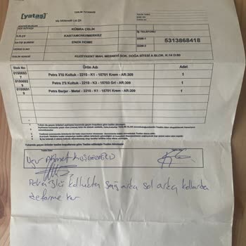 Enza Home Enza Yırtık Koltuk Teslim Etti!