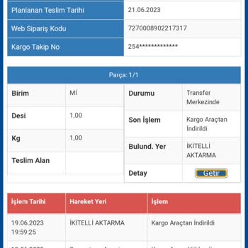 Sürat Kargo Kargom İkitelli Şubede 4 Gündür Orada
