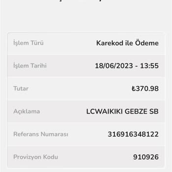 LCW QR Kod La Ödediğim Ürünü İade Almıyor