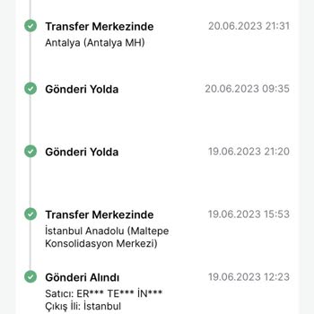 Trendyol Express Sonu Gelmeyen Transfer Merkezi Süreci
