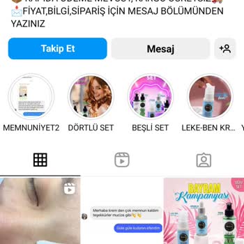 Cosmoglowss.officiall (Instagram) Sayfası Yanılttı