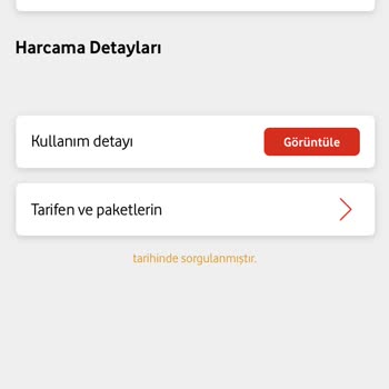 Vodafone Güncel Tutar Düzeltilmedi